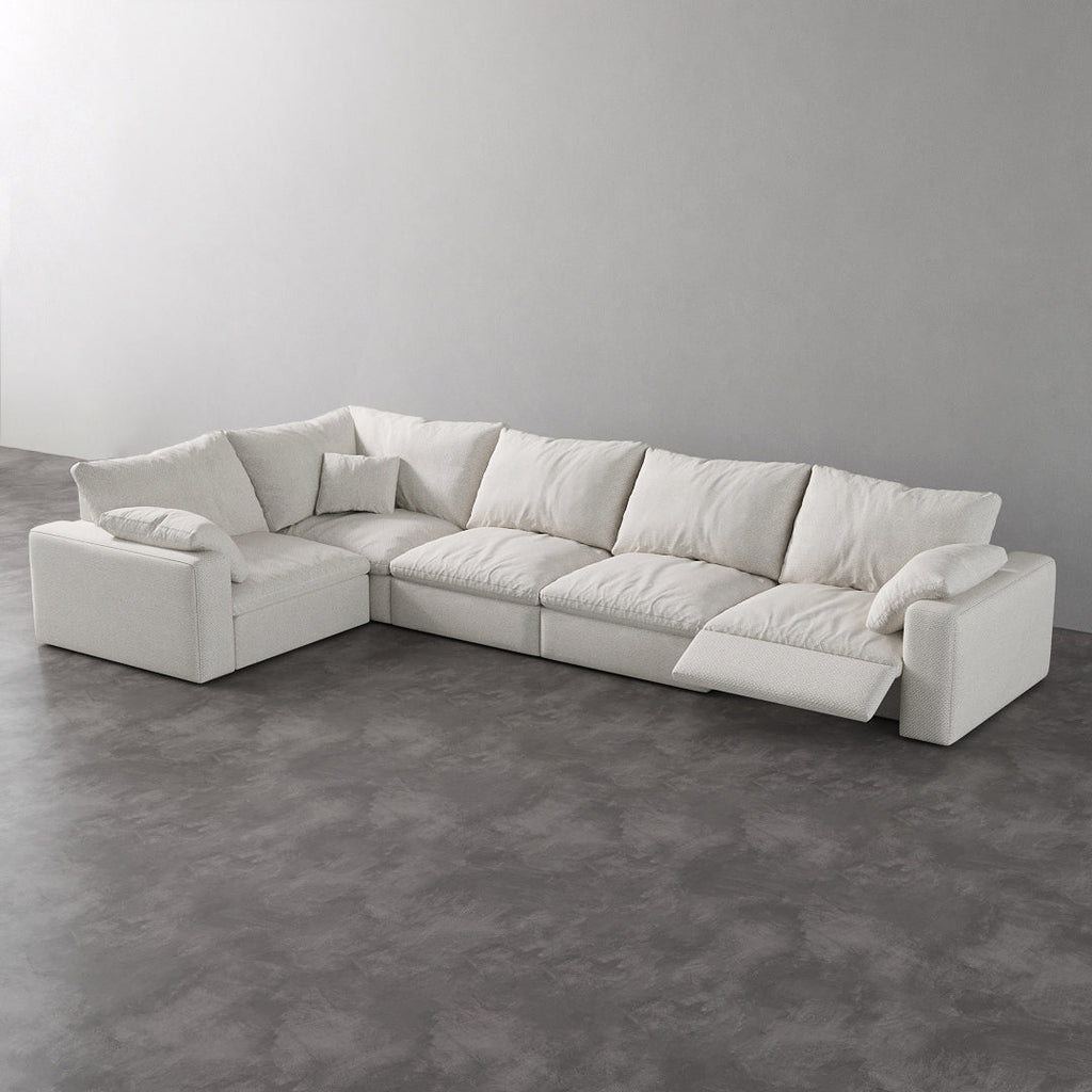 CloudLuxe L-Shape 5-Piece Modular Recliner Sectional