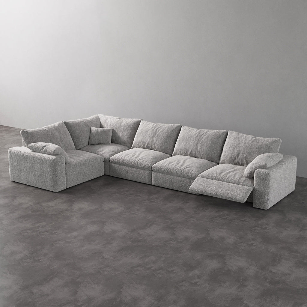 CloudLuxe L-Shape 5-Piece Modular Recliner Sectional