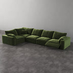 CloudLuxe L-Shape 5-Piece Modular Recliner Sectional