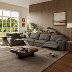 CloudLuxe L-Shape 5-Piece Modular Recliner Sectional-Corduroy