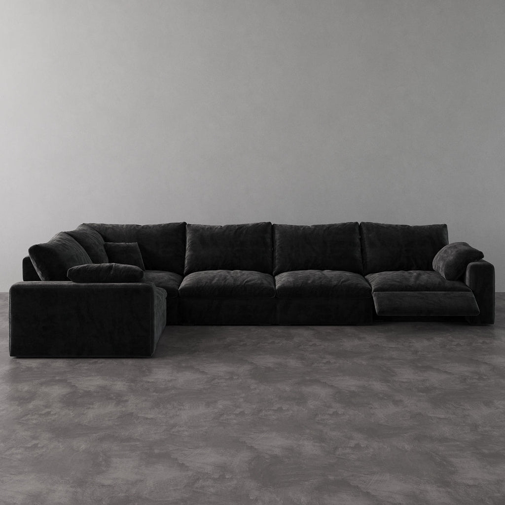 CloudLuxe L-Shape 5-Piece Modular Recliner Sectional