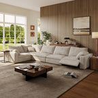 CloudLuxe L-Shape 5-Piece Modular Recliner Sectional-Corduroy