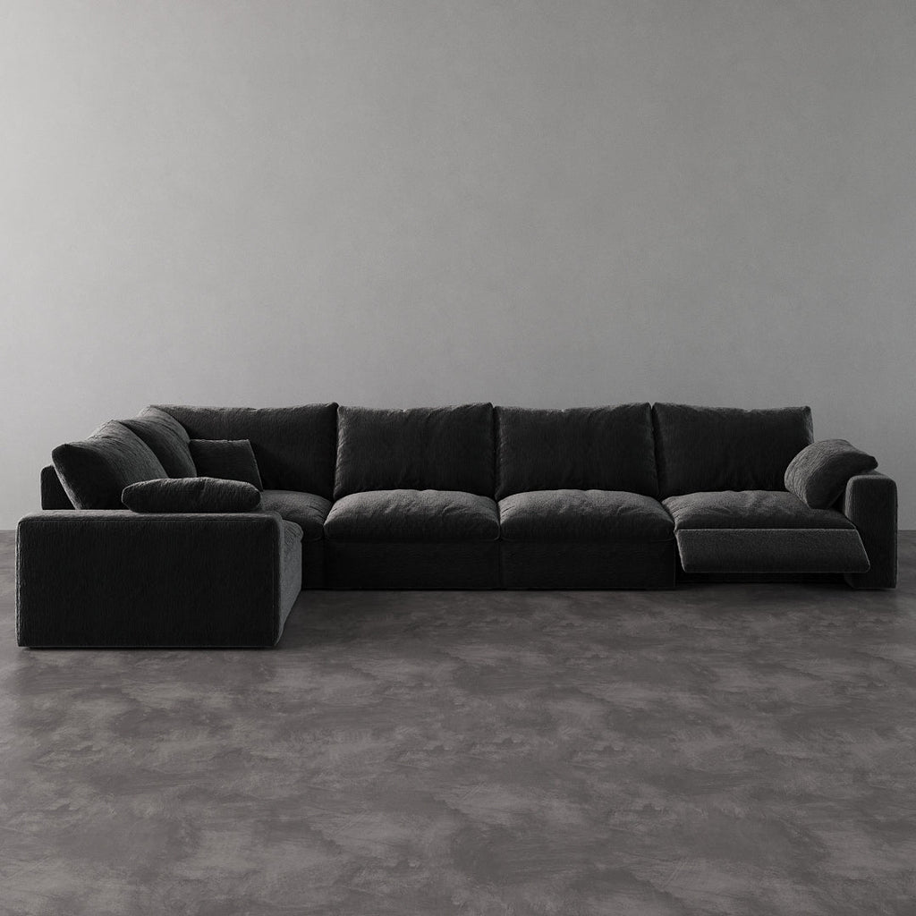 CloudLuxe L-Shape 5-Piece Modular Recliner Sectional