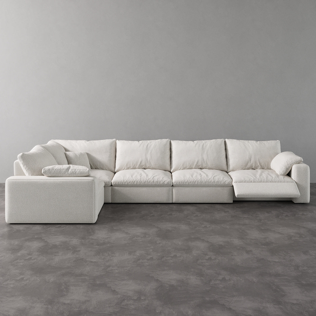 CloudLuxe L-Shape 5-Piece Modular Recliner Sectional