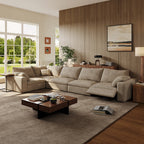 CloudLuxe L-Shape 5-Piece Modular Recliner Sectional-Corduroy