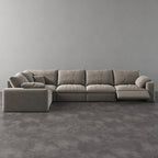 CloudLuxe L-Shape 5-Piece Modular Recliner Sectional-Pet-Friendly