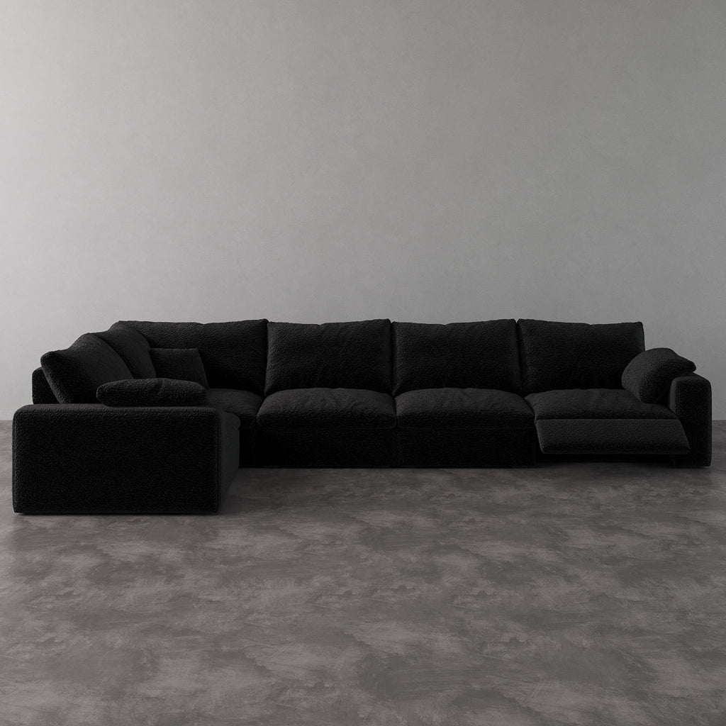 CloudLuxe L-Shape 5-Piece Modular Recliner Sectional