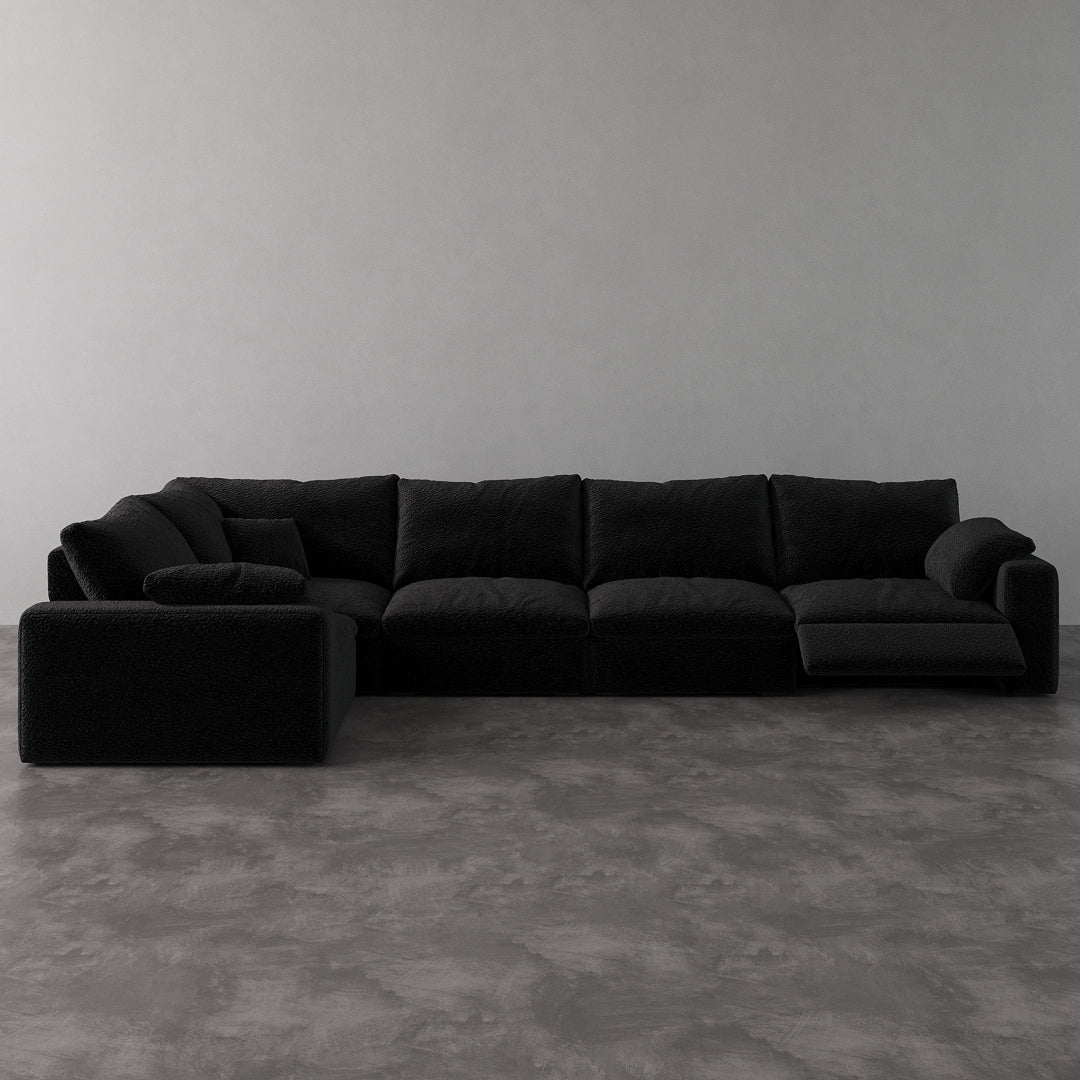 CloudLuxe L-Shape 5-Piece Modular Recliner Sectional