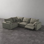 CloudLuxe L-Shape 4-Piece Modular Recliner Sectional