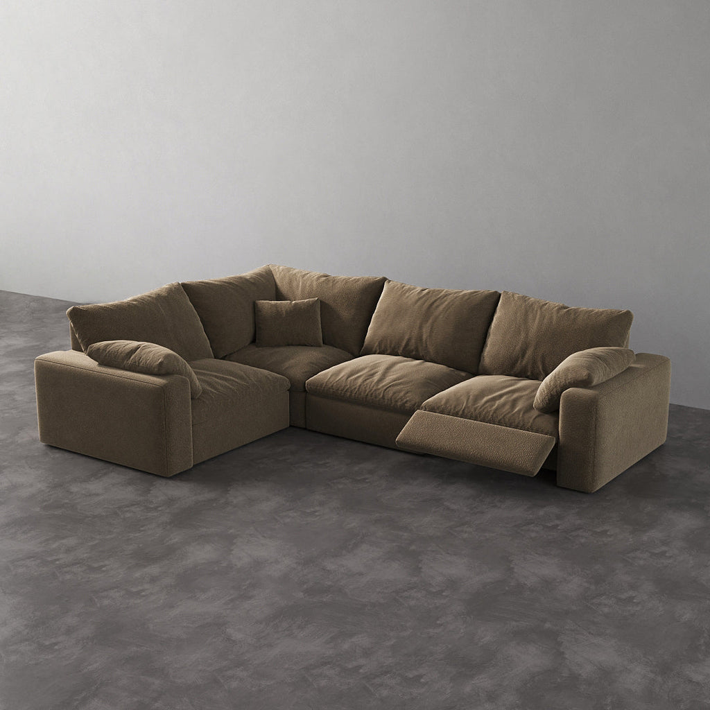 CloudLuxe L-Shape 4-Piece Modular Recliner Sectional-Pet-Friendly