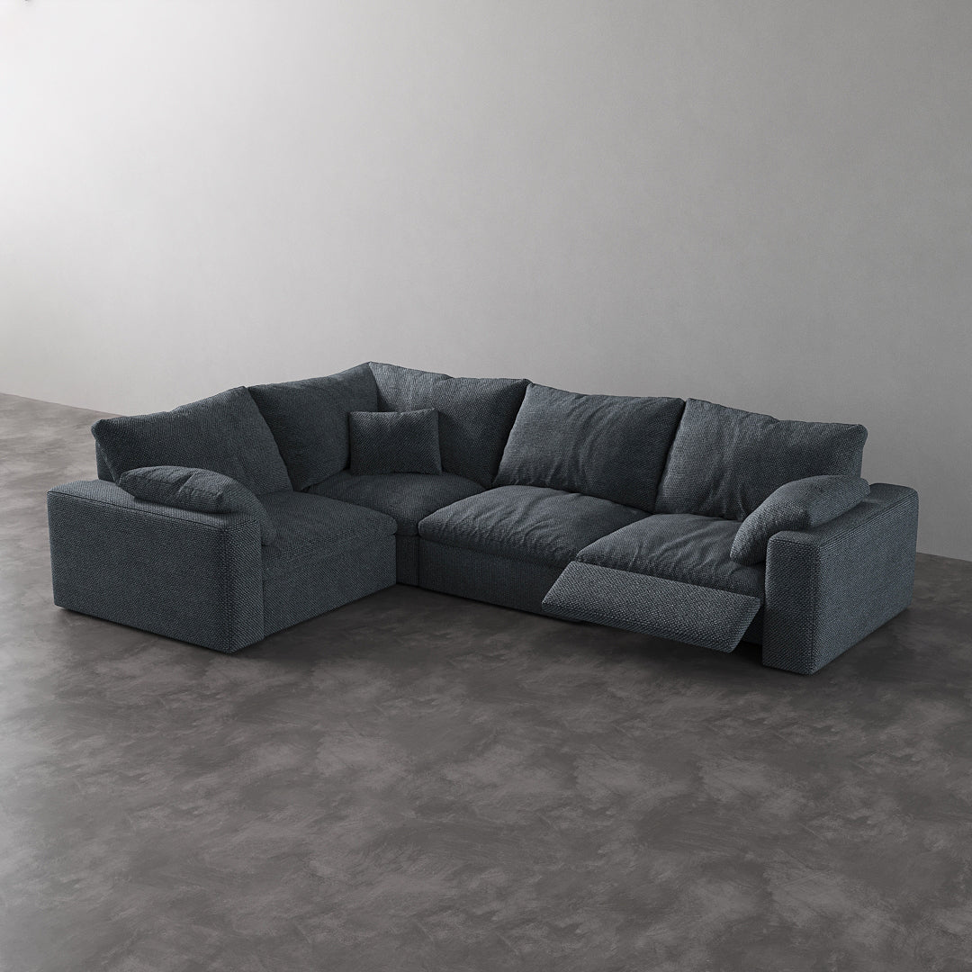 CloudLuxe L-Shape 4-Piece Modular Recliner Sectional