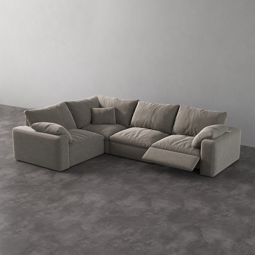CloudLuxe L-Shape 4-Piece Modular Recliner Sectional