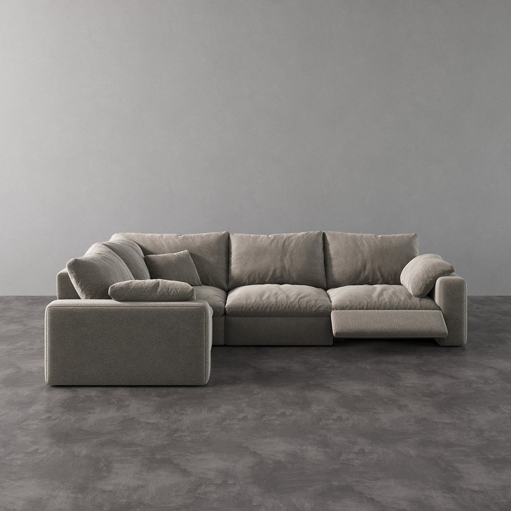 CloudLuxe L-Shape 4-Piece Modular Recliner Sectional
