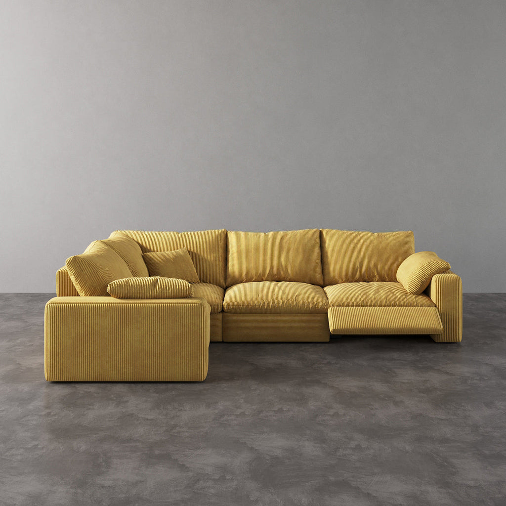 CloudLuxe L-Shape 4-Piece Modular Recliner Sectional