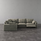 CloudLuxe L-Shape 4-Piece Modular Recliner Sectional