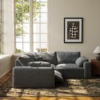 CloudLuxe Corner 3-Piece Modular Recliner Sectional