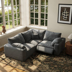 CloudLuxe Corner 3-Piece Modular Recliner Sectional