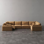 CloudLuxe U-Shape 6-Piece Modular Recliner Sectional