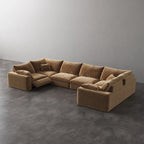 CloudLuxe U-Shape 6-Piece Modular Recliner Sectional
