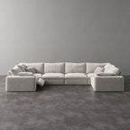 CloudLuxe U-Shape 6-Piece Modular Recliner Sectional