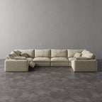 CloudLuxe U-Shape 6-Piece Modular Recliner Sectional