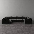 CloudLuxe U-Shape 6-Piece Modular Recliner Sectional