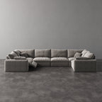 CloudLuxe U-Shape 6-Piece Modular Recliner Sectional