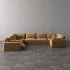 CloudLuxe U-Shape 7-Piece Modular Recliner Sectional