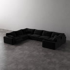 CloudLuxe U-Shape 7-Piece Modular Recliner Sectional