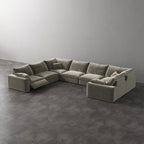 CloudLuxe U-Shape 7-Piece Modular Recliner Sectional