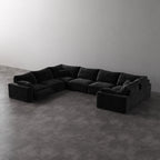 CloudLuxe U-Shape 7-Piece Modular Recliner Sectional