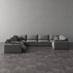 CloudLuxe U-Shape 7-Piece Modular Recliner Sectional