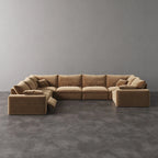 CloudLuxe U-Shape 7-Piece Modular Recliner Sectional