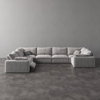 CloudLuxe U-Shape 7-Piece Modular Recliner Sectional
