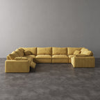 CloudLuxe U-Shape 7-Piece Modular Recliner Sectional