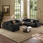CloudLuxe U-Shape 7-Piece Modular Recliner Sectional