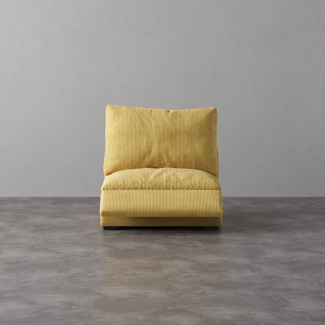 Armless Recliner Chair