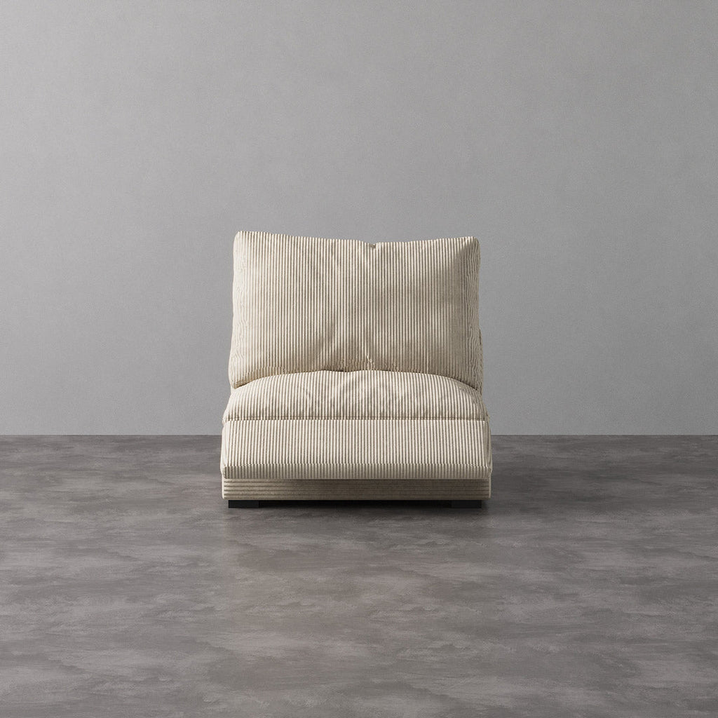 Armless Recliner Chair