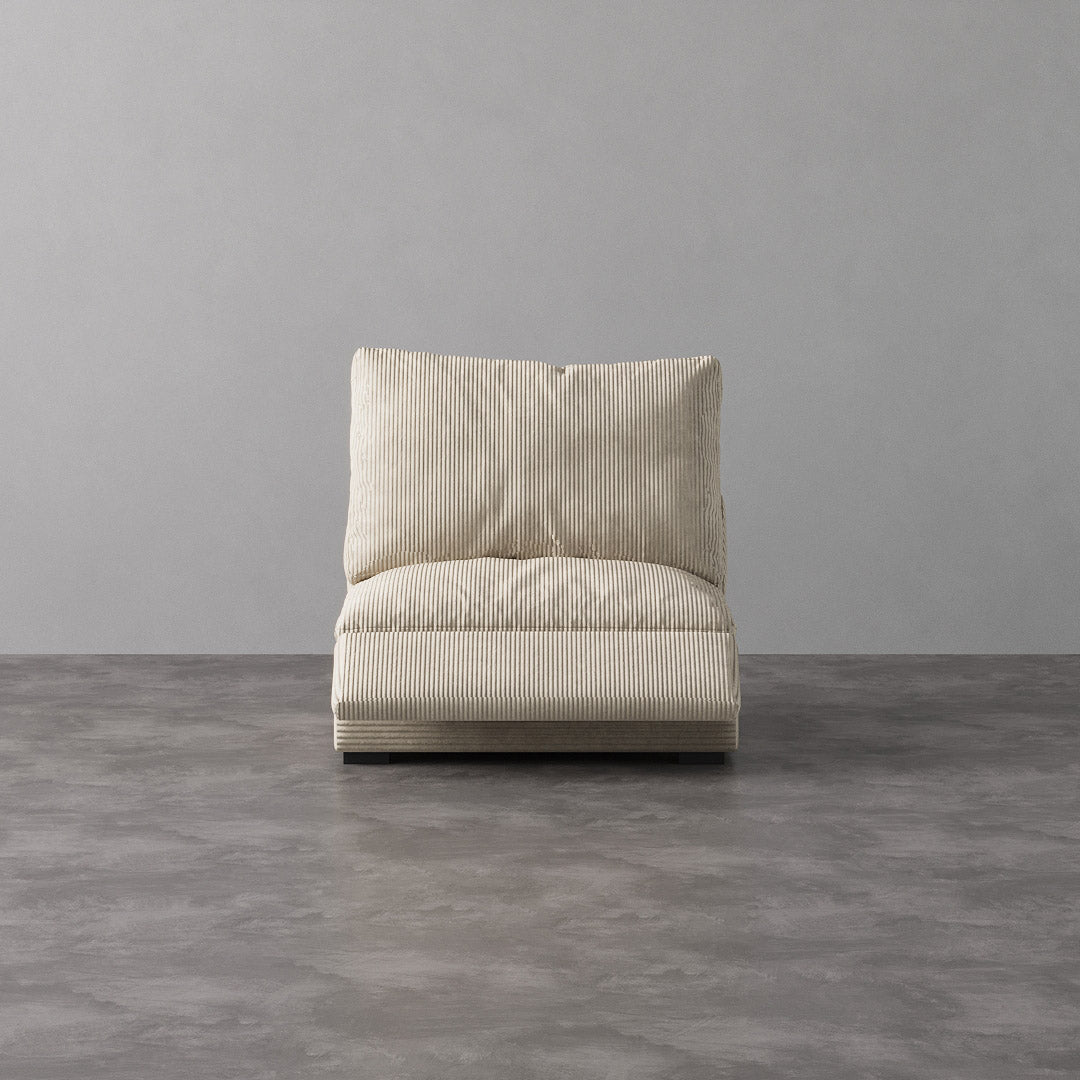 Armless Recliner Chair