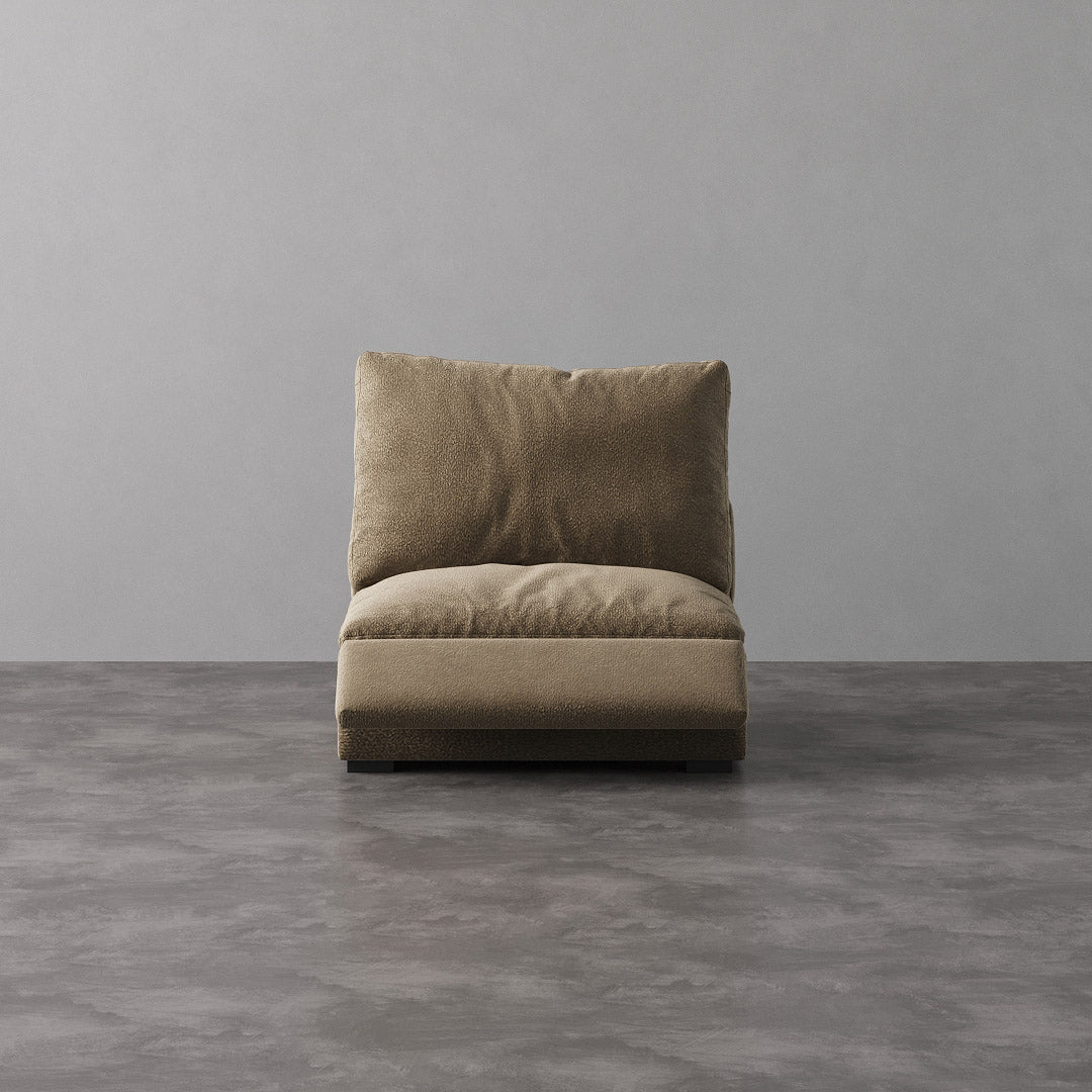 Armless Recliner Chair