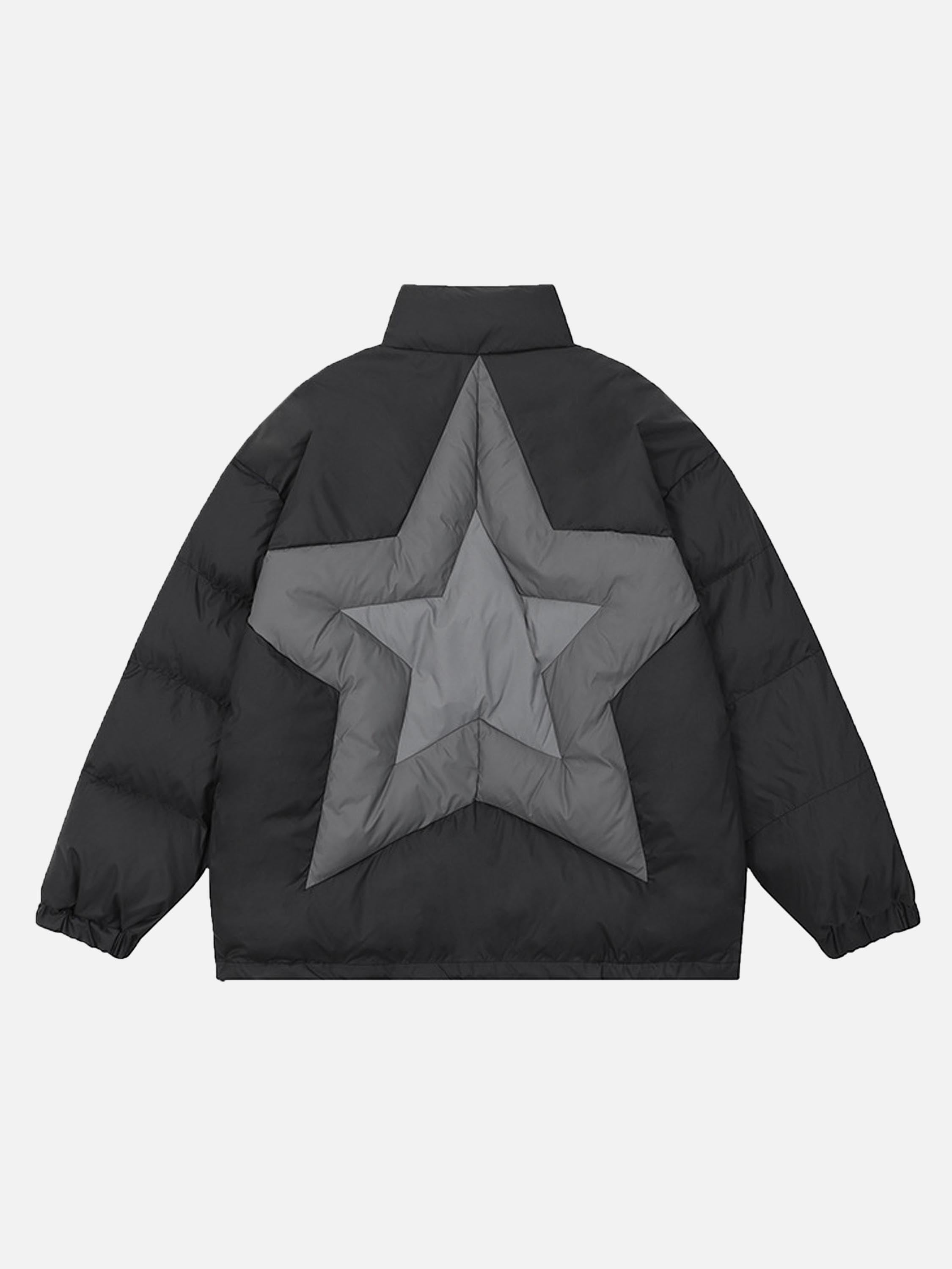 The Vimiaparty American High Street Stars Thickened With Cotton Stand-up Collar Cotton Jacket